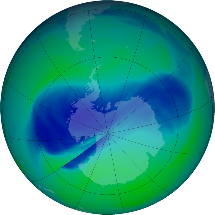 Ozone Map 2006-12-03